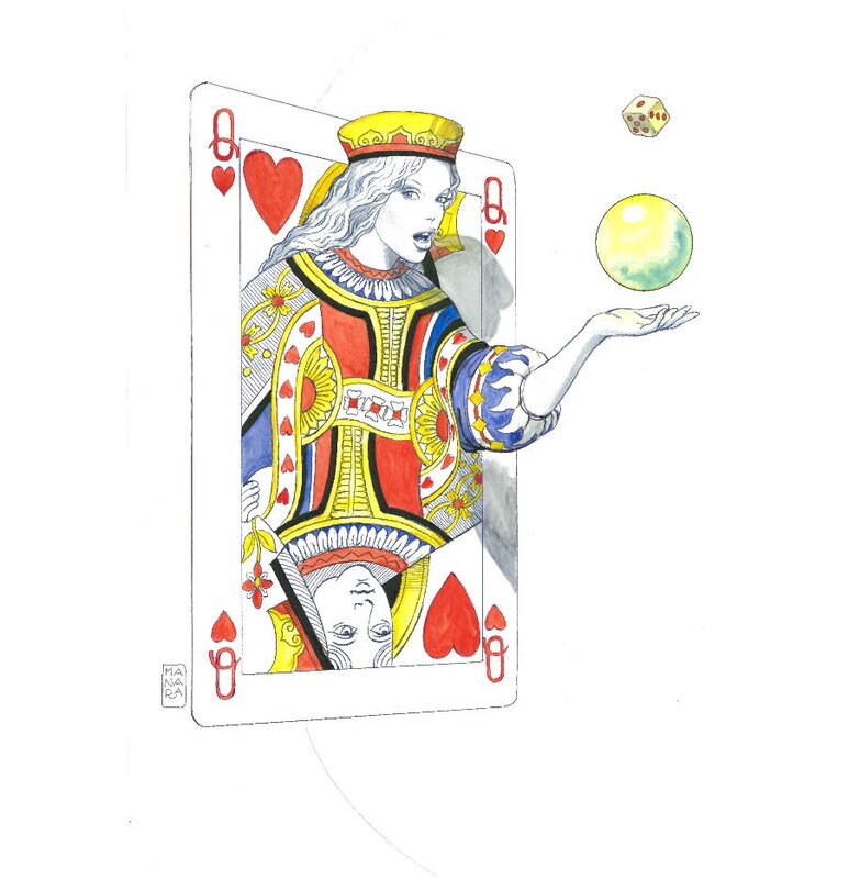 Milo Manara, Regina Di Cuori (Queen Of Hearts) - Couverture originale