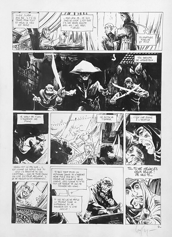 For sale - Mathieu Lauffray, Long John Silver tome 1 - Lady Vivian Hastings - Comic Strip
