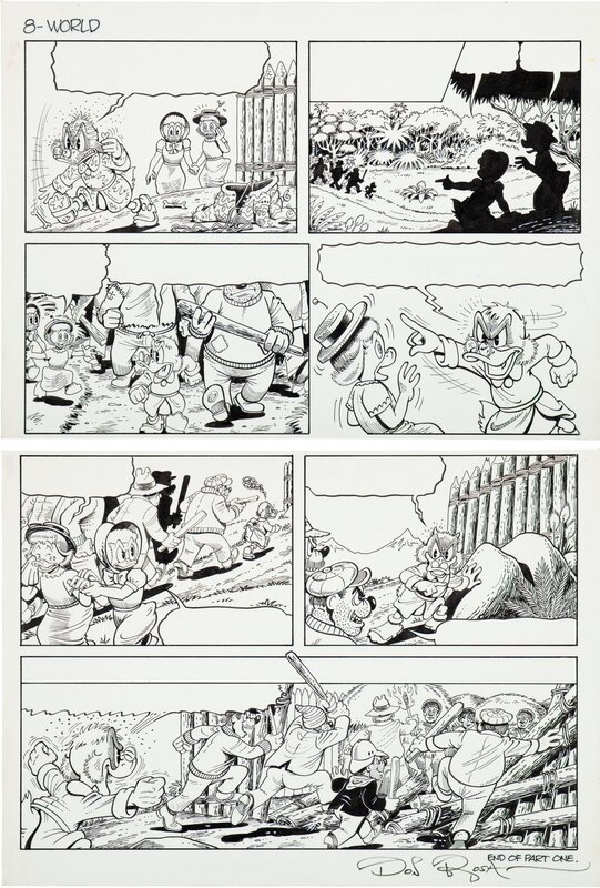 Scrooge #295 page by Don Rosa - Planche originale