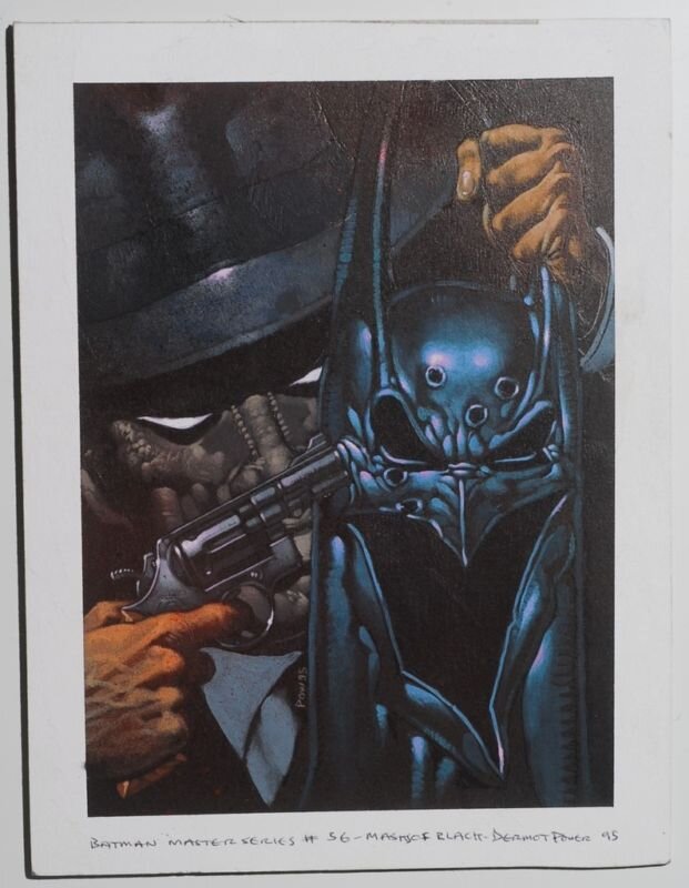 Dermot Power, Black Mask and Batman - Original art