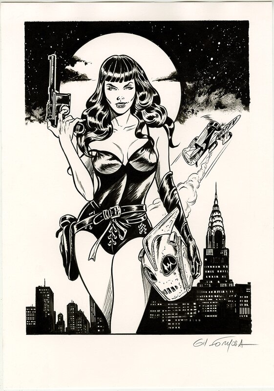 For sale - BETTY de ROCKETEER by Gil Formosa - Comic Strip