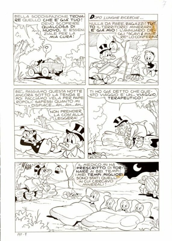 Massimo De Vita, Rodolfo Cimino, Zio Paperone e la ricerca spaciale - Comic Strip