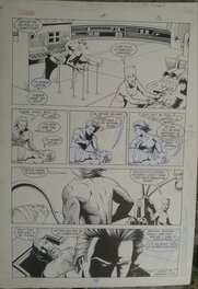 Ken Hooper - Aquaman #4 D.C. Comicsv1992 - Planche originale