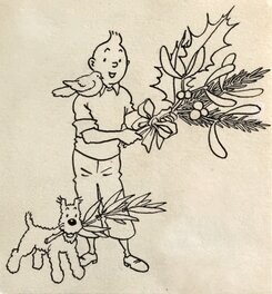 Hergé | BONNE ANNÉE 1957 ! | 2DGalleries