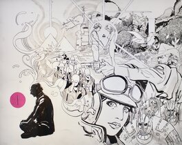 Paul Azaceta | Homage to Moebius - Monsieur Giraud | 2DGalleries