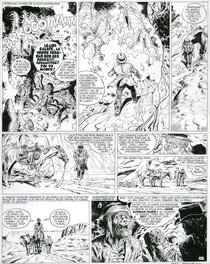 Jean Giraud, Jean-Michel Charlier (Scénariste) | Planche originale Blueberry : Le spectre aux balles d'or / Jean Giraud | 2DGalleries