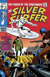 Original comic art related to Silver Surfer Vol.1 (1968) - A world he never made!