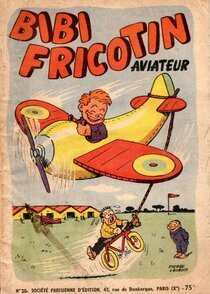 Bibi Fricotin aviateur - more original art from the same book