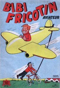 Bibi Fricotin aviateur - more original art from the same book