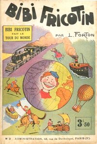 Originaux liés à Bibi Fricotin (1e Série - SPE) (Avant-Guerre) - Bibi Fricotin fait le tour du monde