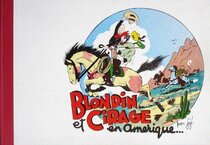 Blondin et Cirage en Amérique - more original art from the same book