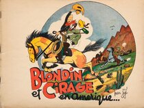 Blondin et Cirage en Amérique - more original art from the same book