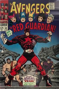 Color Him... the Red Guardian! - more original art from the same book