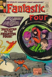 Defeated by the frightful four! - voir d'autres planches originales de cet ouvrage