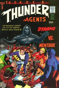 Original comic art related to T.H.U.N.D.E.R. Agents (Tower comics - 1965) - Dynamo vs. Menthor