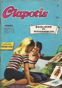 Original comic art related to Clapotis (1e Série - Arédit) - Écolière et mannequin