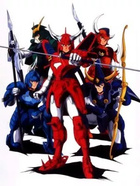 Original comic art related to Les Samouraïs de l'éternel / Ronin Warriors (Anime) - Les Samouraïs de l'éternel / Ronin Warriors