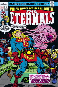 Eternals: The Complete Saga Omnibus - more original art from the same book