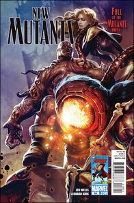 Fall of the new mutants part 4 - voir d'autres planches originales de cet ouvrage
