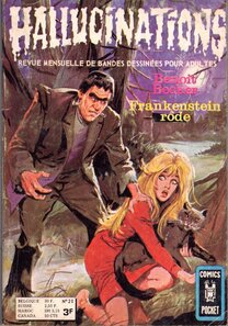 Original comic art published in: Hallucinations (1re Série) - Frankenstein rôde