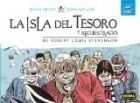La isla del tesoro y secuestrado / Treasure Island & Kidnapped - more original art from the same book
