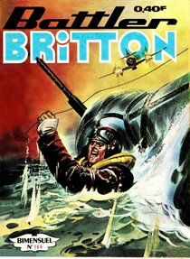 Original comic art related to Battler Britton - Le dirigeable
