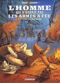 Original comic art related to Homme qui n'aimait pas les armes à feu (L') - Le mystère de la femme araignée