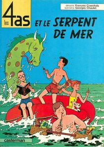 Les 4 as et le serpent de mer - voir d'autres planches originales de cet ouvrage