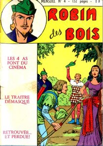 Original comic art related to Robin des bois (Jeunesse et vacances) - Les 4 as font du cinéma