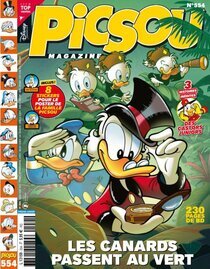 Original comic art related to Picsou Magazine - Les canards passent au vert