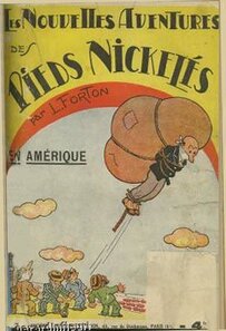 Original comic art related to Pieds Nickelés (Les) (2e série) (1929-1940) - Les Pieds Nickelés en Amérique