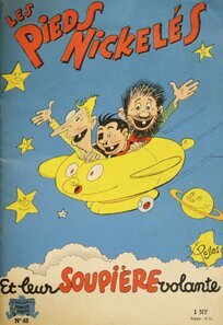 Originaux liés à Pieds Nickelés (Les) (3e série) (1946-1988) - Les Pieds Nickelés et leur soupière volante