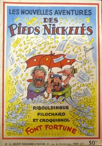 Original comic art related to Pieds Nickelés (Les) (3e série) (1946-1988) - Les Pieds Nickelés font fortune