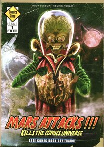 Original comic art related to Free Comic Book Day 2019 (France) - Mars Attacks!!! Kills the Comics Universe