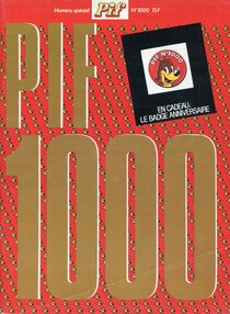 Originaux liés à Pif (Gadget) - numéro spécial N°1000 - badge anniversaire