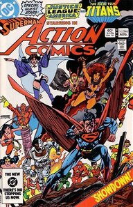 Original comic art related to Action Comics (1938) - Showdown!