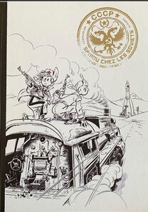 Original comic art related to Spirou et Fantasio par... (Une aventure de) / Le Spirou de... - Spirou chez les soviets