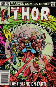 Original comic art related to Thor Vol.1 (1966) - The Serpent of Midgard Conclusion: This Battleground Earth