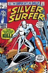 Original comic art related to Silver Surfer (1968) - The surfer must kill!