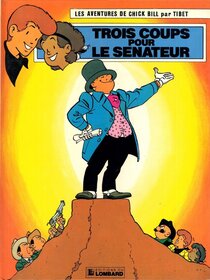 Trois coups pour le sénateur - more original art from the same book