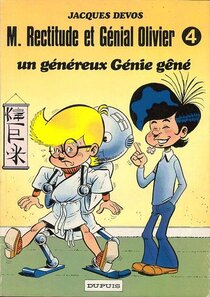 Original comic art related to Génial Olivier / M. Rectitude et Génial Olivier - Un généreux génie gêné