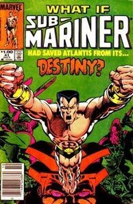 What if Submariner had saved Atlantis from its destiny - more original art from the same book