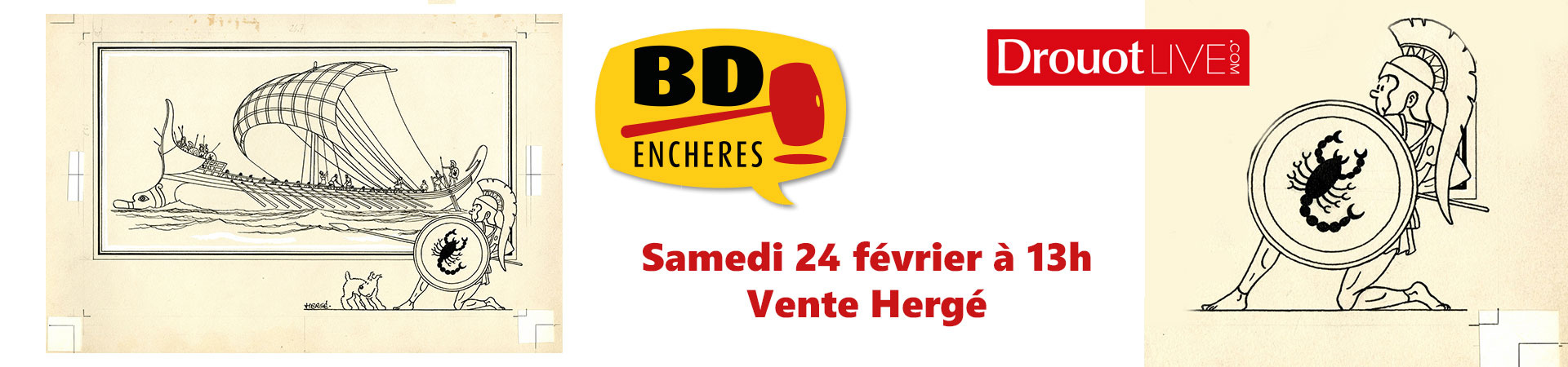 Vente Hergé - BD Enchères