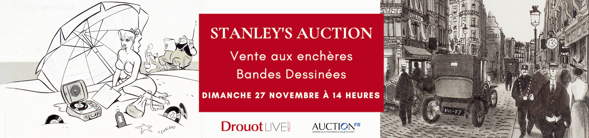Vente aux enchères - Stanley's auction