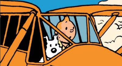 Tintin and the planes