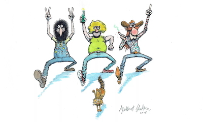 Gilbert Shelton à la Galerie de la Bande Dessinée