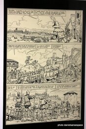 Gilles Chaillet - Chaillet, planche de Vasco - Comic Strip