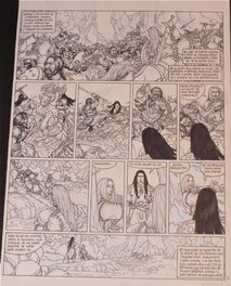 David Chauvel - Lereculey, pl 5 de Arthur t5, Drystan et Esyllt - Planche originale