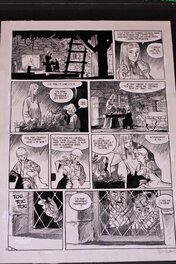 Gwen De Bonneval - Bonhomme, Messire Guillaume tome 1 et son crayonné - Planche originale