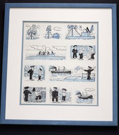 Louis Forton - Forton, planche de Bibi Fricotin - Comic Strip